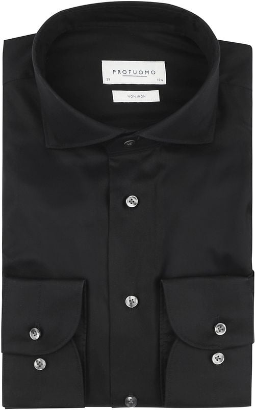 Profuomo Twill Shirt Black Product