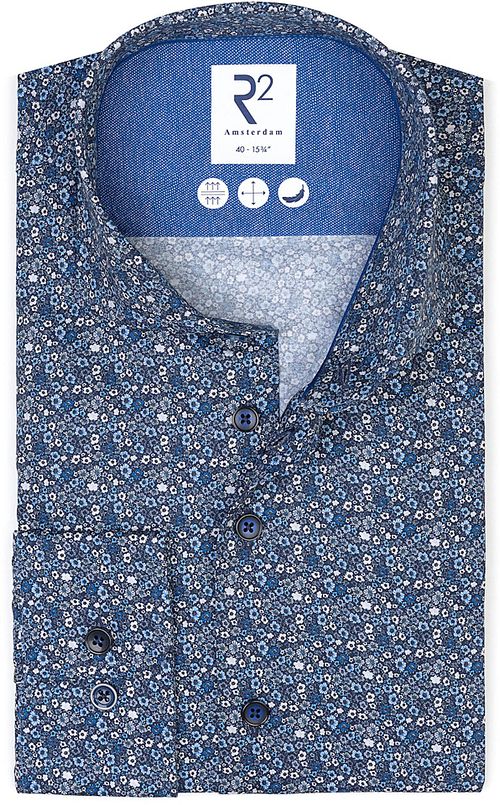R2 Shirt Flowers Blue Product