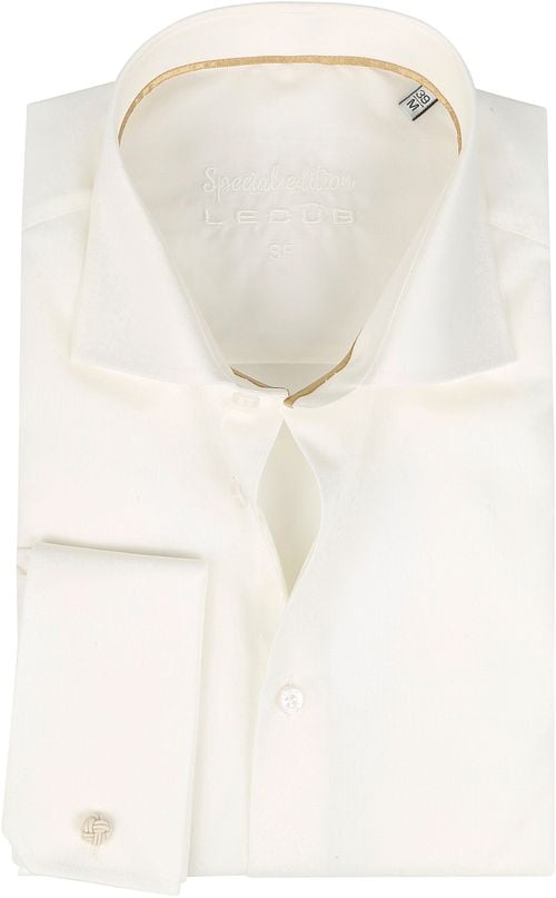 Ledub Weddingshirt Slimfit Antiques White Product