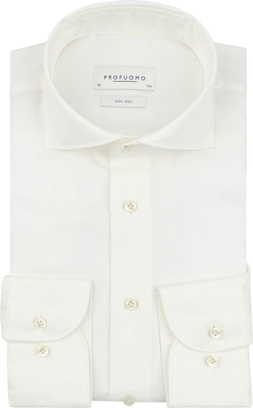 Profuomo Twill Shirt Off White Product