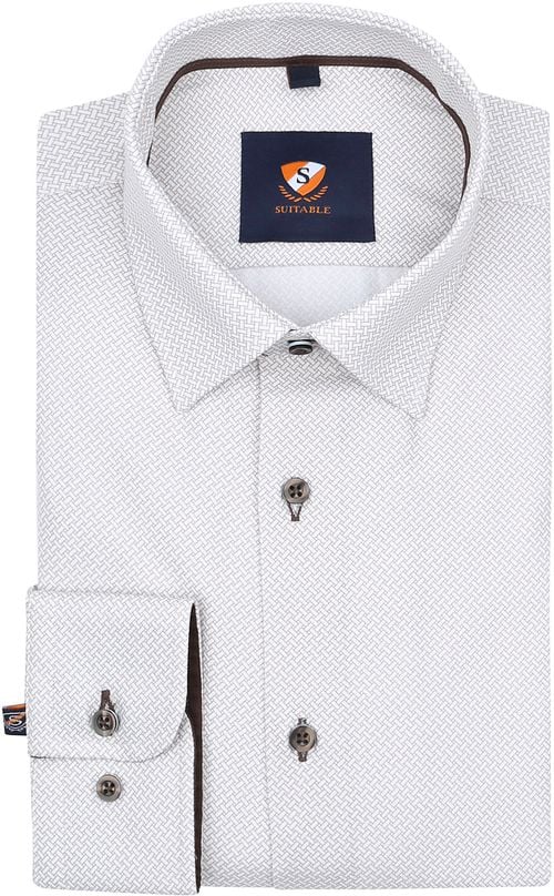 Suitable Shirt 261-5 Beige Print Product