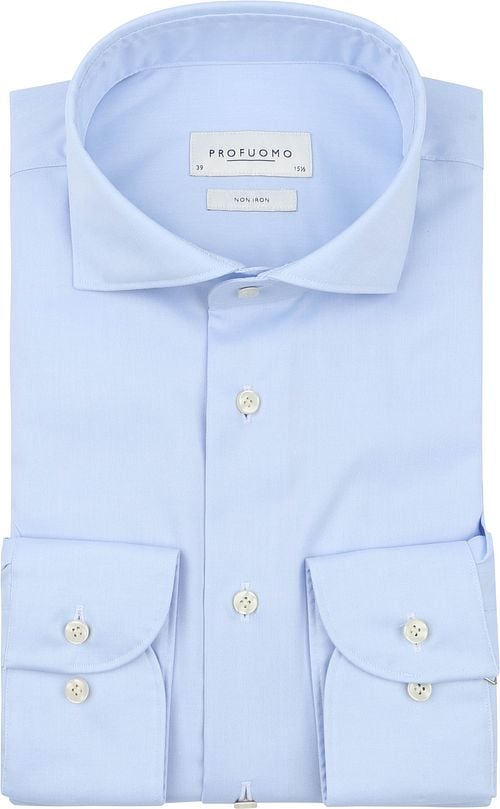 Profuomo Twill Shirt Light Blue Product