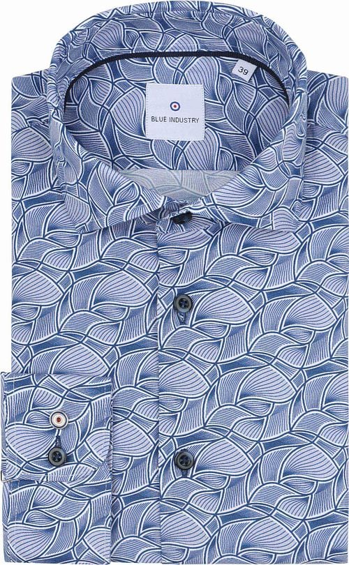 Blue Industry Shirt Print Blue Product
