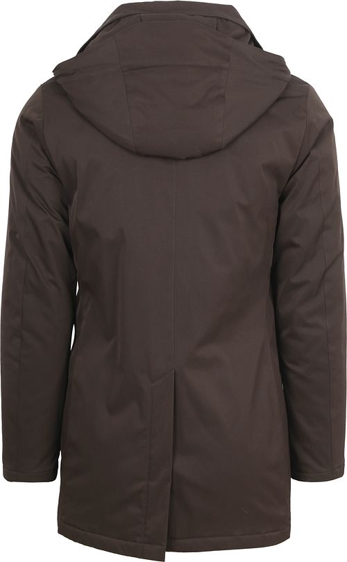 Profuomo Magnet Coat Brown Product / Achterkant