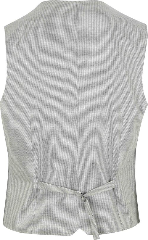 Suitable Gilet Kris Mist Grey Product / Achterkant