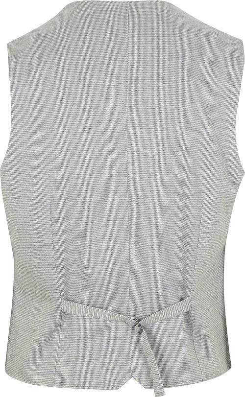 Suitable Weste Kris Mist Grau Product / Achterkant