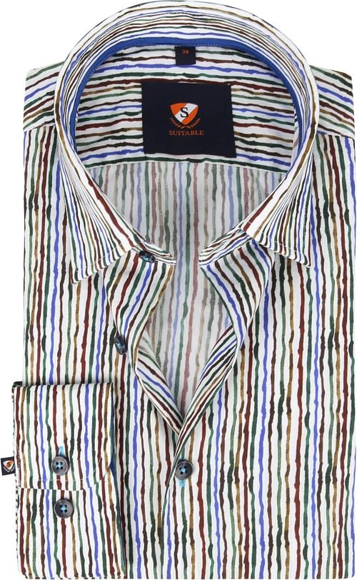 Suitable Chemise Rayures Encrées Multicolore Product