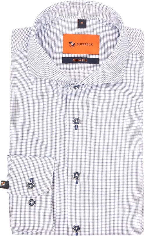 Suitable Overhemd Ruiten Navy Product