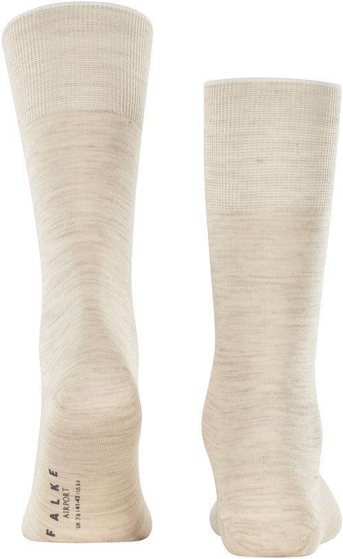 Falke Airport Sock Light Beige Melange Product / Achterkant