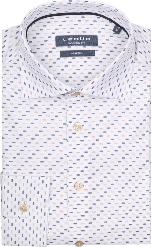 Ledub Shirt Print White Multicolour Product