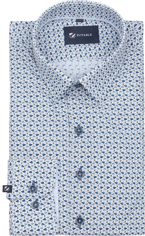 Suitable Shirt Dia Mosa Blue Product