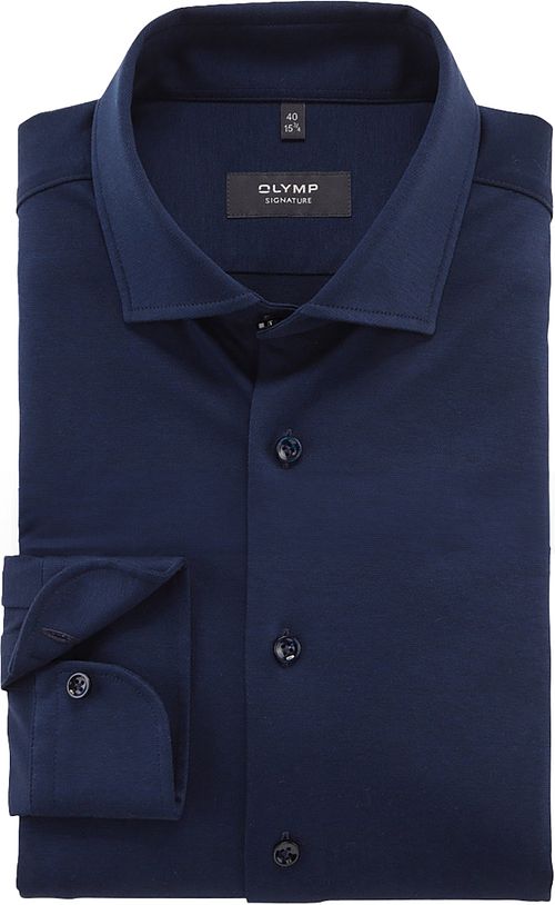 OLYMP Signature Hemd Jersey Navy Product