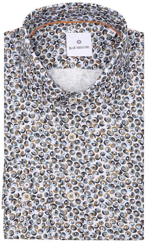 Blue Industry Chemise Impression Vert Product