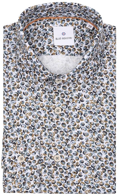 Blue Industry Shirt Print Green Product