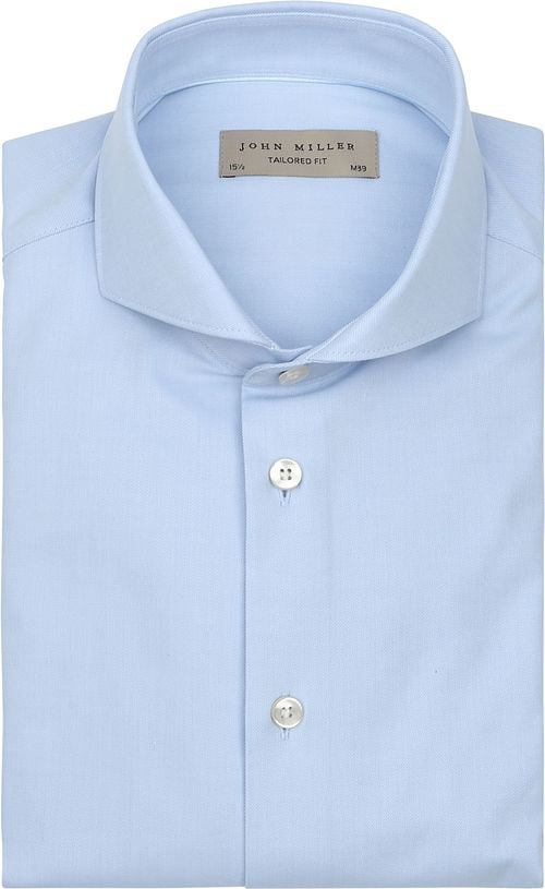 John Miller Shirt Twill Light Blue Product