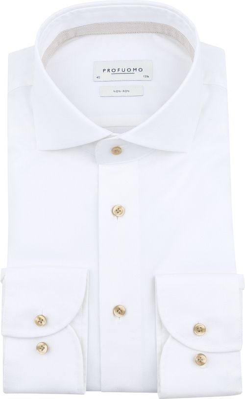 Profuomo Shirt Cutaway Dobby White Product
