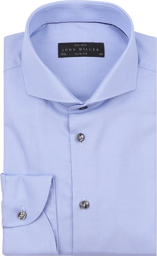 John Miller Hemd Non Iron Lichtblauw Product