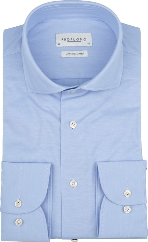 Profuomo Japanese Knitted Shirt Light Blue Product