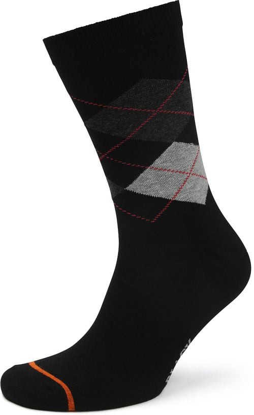 Suitable Socks Argyle Black Product