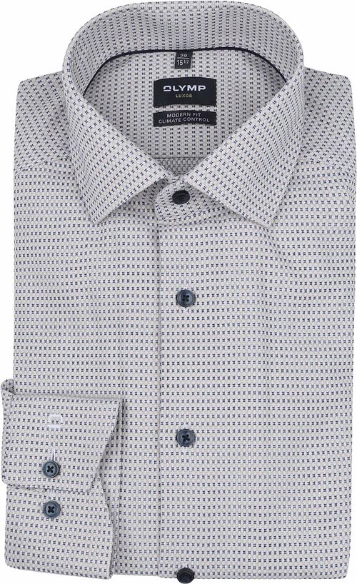 Olymp Chemise Luxor Print Beige Product