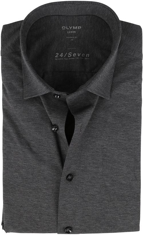 OLYMP Luxor Modern Fit Shirt 24/Seven Dark Grey Product