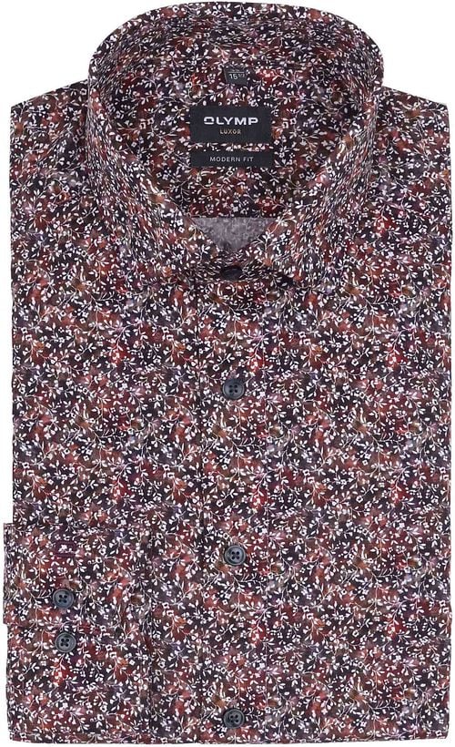 Olymp Luxor Shirt Print Multicolour Product