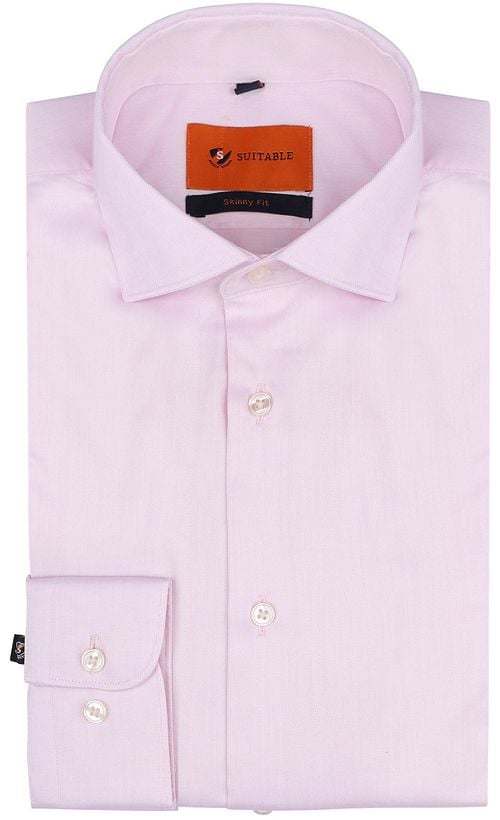 Suitable Shirt Pink Skinny Fit Product