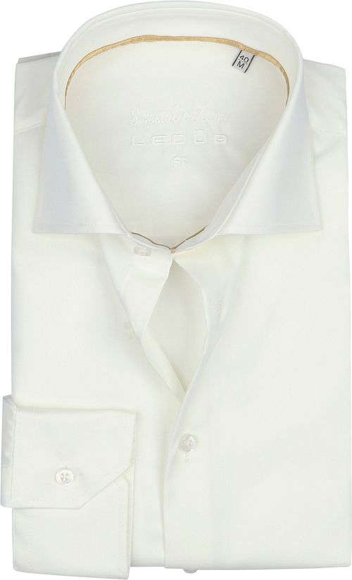 Ledub Trouwhemd Slimfit Off-White Product