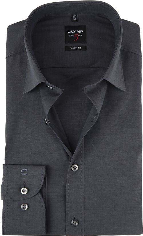 OLYMP Shirt Level 5 Body Fit Anthracite Product