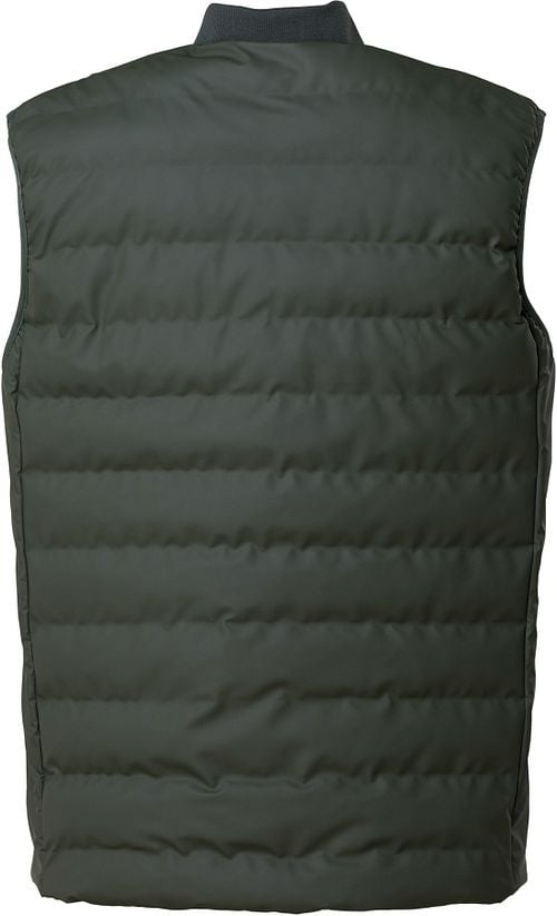 Rains Bodywarmer Trekker Donkergroen Product / Achterkant