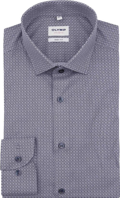 OLYMP Chemise Level 5 Impression Bleu Product