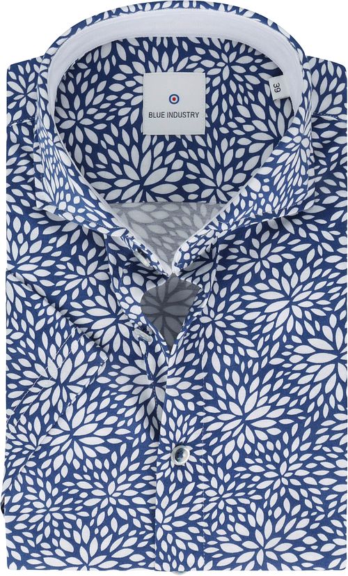 Blue Industry Blue Shirt SS Printed Product