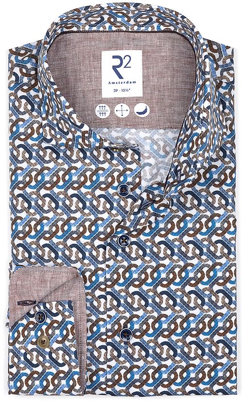R2 Shirt Print Blue Product