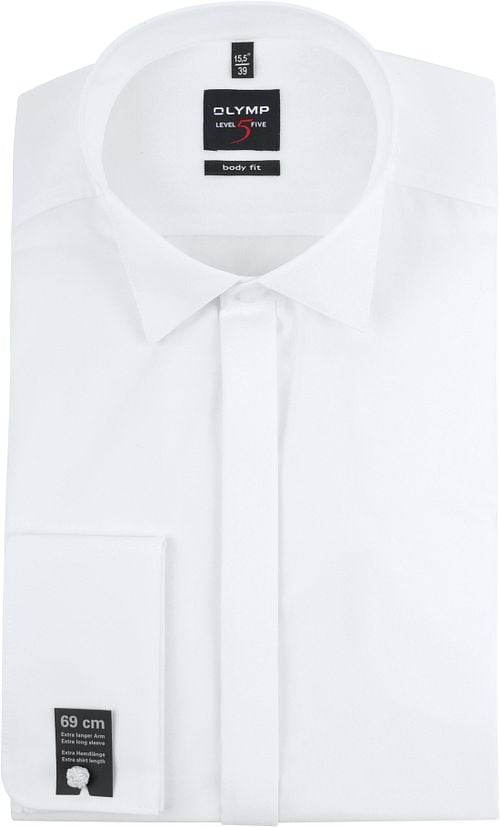 OLYMP Level 5 Tuxedo Shirt Extra Long Sleeve White Product