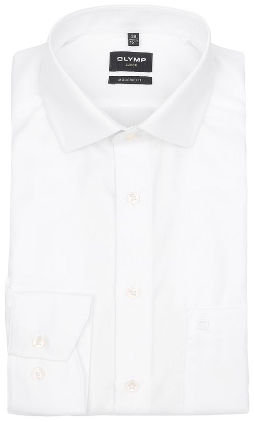 OLYMP Chemise Luxor Coton Blanc Product