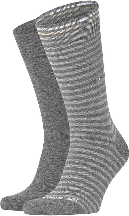 Burlington Everyday 2-Pack Strepen Grijs Product