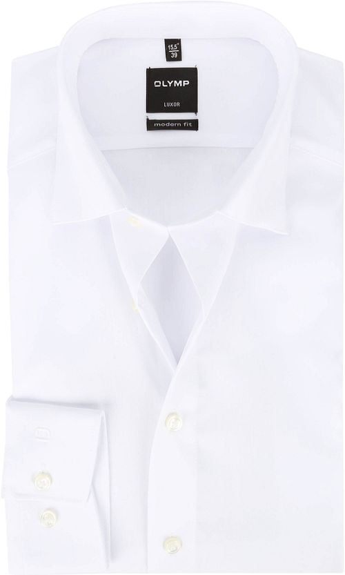 OLYMP Luxor Modern Fit Shirt Plain White Product