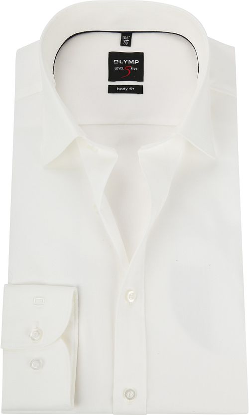 OLYMP Shirt Level 5 Body Fit Off-White Product