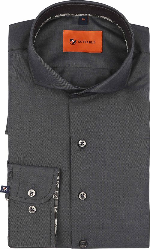 Suitable Twill Shirt Anthracite Product