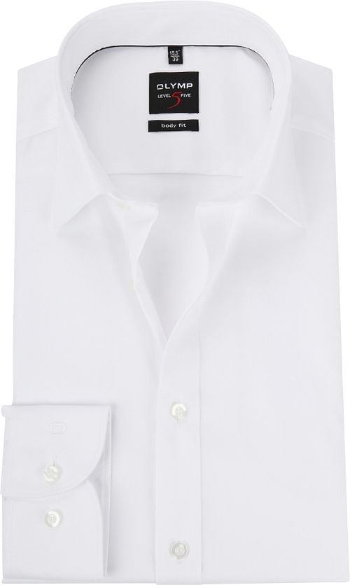 OLYMP Level 5 Body Fit Shirt White Twill Product