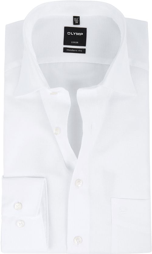 OLYMP Luxor Hemd Modern Fit Weiß Product