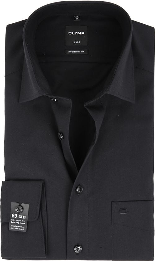 OLYMP Luxor Hemd Extra Lange Ärmel Schwarz Product