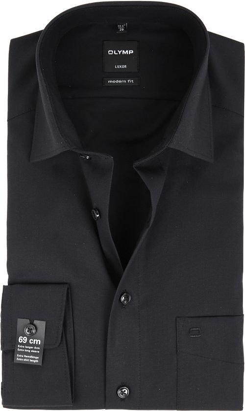 Olymp Luxor shirt Extra Long Sleeve Modern Fit Black Product