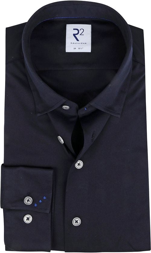 R2 Shirt Uni Dark Blue Product