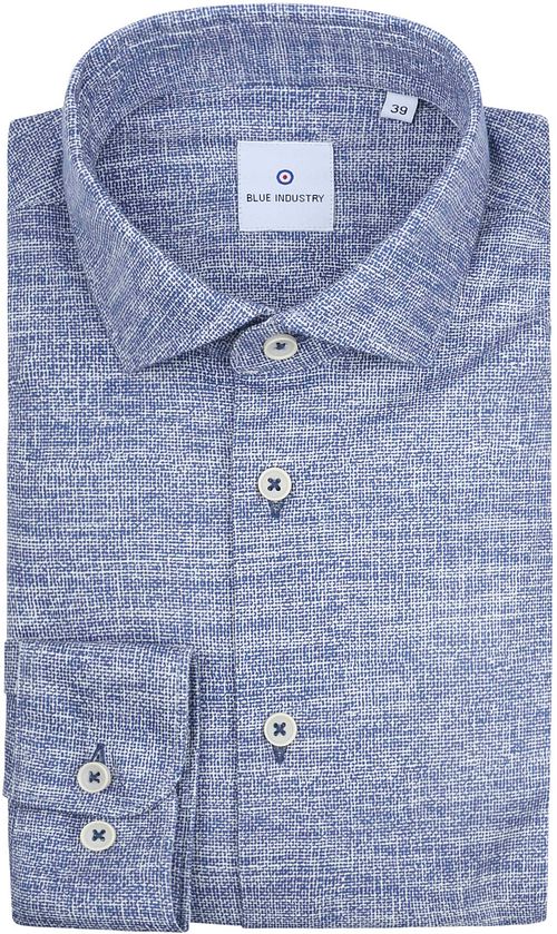 Blue Industry hemd Druck Blau Product