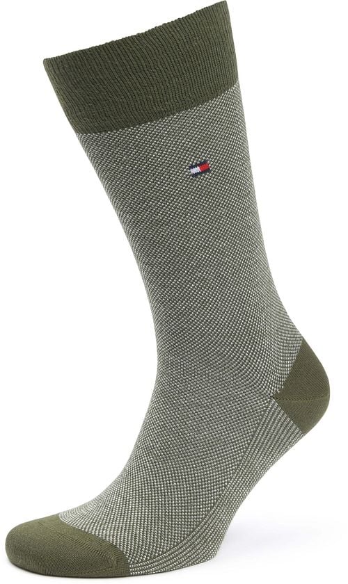 Tommy Hilfiger Chaussettes Lot de 2 paires Birdseye Vert