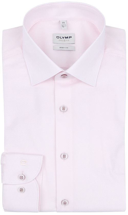 Olymp Level 5 Shirt Structure Pink Product