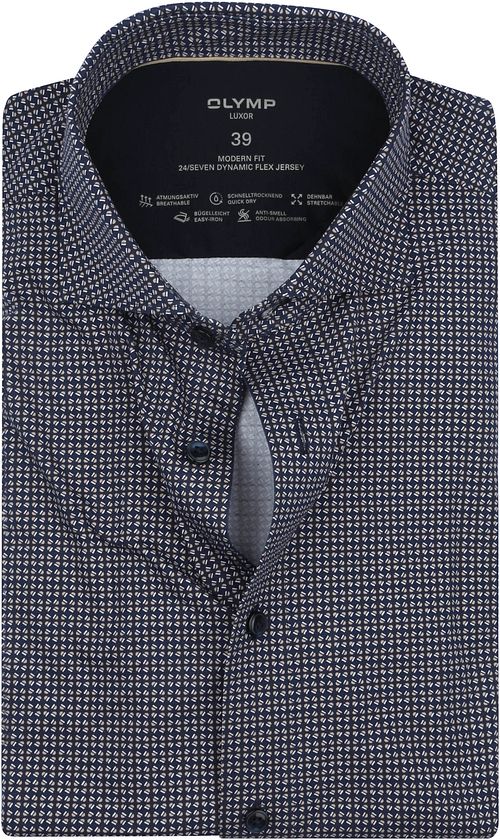 Olymp Luxor Shirt Figures Navy Product