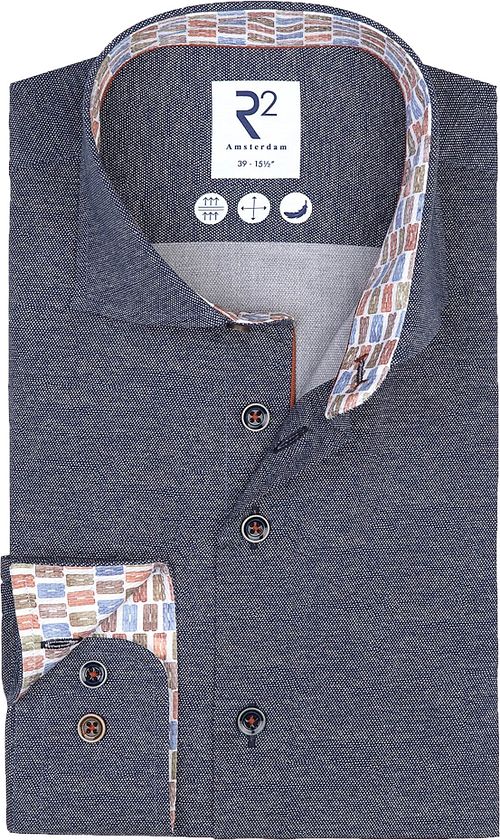 R2 Chemise Marine Melange Product