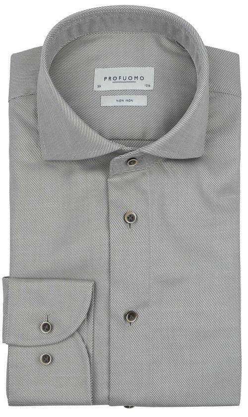 Profuomo Twill Shirt Green Product